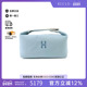 中古Hermes爱马仕女包A级95新handbag手提包帆布手提包蓝色正品