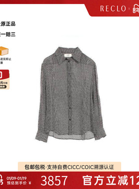 中古Celine赛琳女A级95新tops上衣帆布上衣黑色百搭高级感RECLO