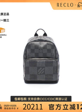 中古LV路易威登男包A级95新rucksack背包/旅行背包双肩包双肩包