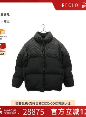 中古LV路易威登男A级95新Down jacket羽绒夹克尼龙外套黑色RECLO