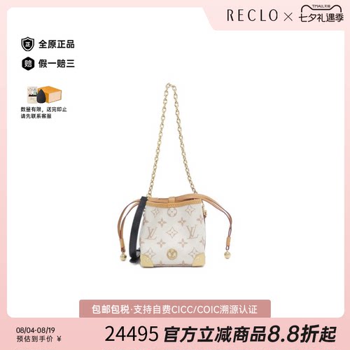 日本中古二奢LV(路易威登）包A级 95新 Dune Noé Purse老花胸包