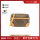 中古LV路易威登女包B级9新Trocadero相机包老花斜挎包RECLO正品