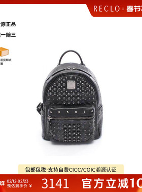 中古MCMMCM男包B级9新rucksack背包/旅行背包双肩包双肩包正品