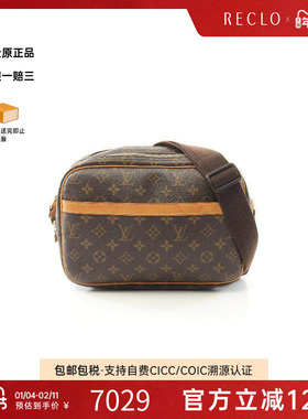 中古LV路易威登女包A级95新Reporter PM记者包斜挎包经典RECLO