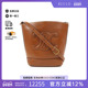 中古Celine赛琳女包A级95新Triomphe凯旋门牛皮斜挎包棕色正品