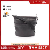 中古Loewe罗意威女包B级9新anagram牛皮斜挎包棕色reclo正品