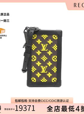 中古LV路易威登女包A级95新 Soft Trunk老花斜挎包经典RECLO正品