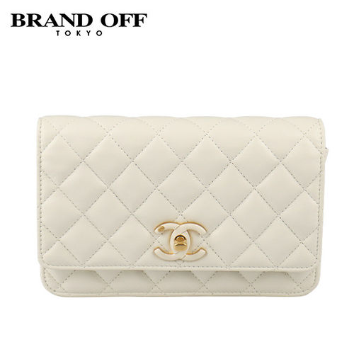 「9.0新」CHANEL双C链条钱包