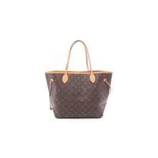 中古LV路易威登女包B级9新Neverfull MM购物袋托特包