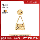 中古Chanel香奈儿女A级95新brooch胸针镀金金属胸针金色