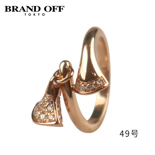 「9.5新」BVLGARI(宝格丽)DIVAS' DREAM 钻石戒指18k玫瑰金49号