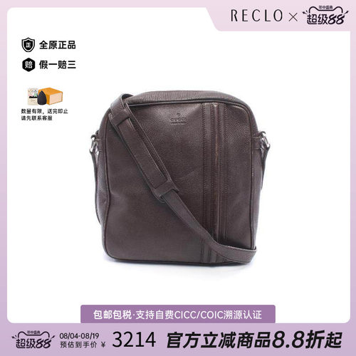中古Gucci古驰斜挎包メンズ牛皮