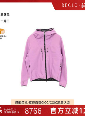 中古Moncler盟可睐男A级95新Down jacket羽绒夹克尼龙外套紫色
