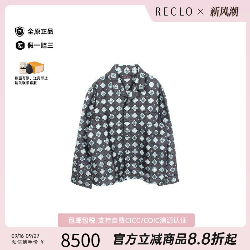 中古LV路易威登上衣メンズ丝绸