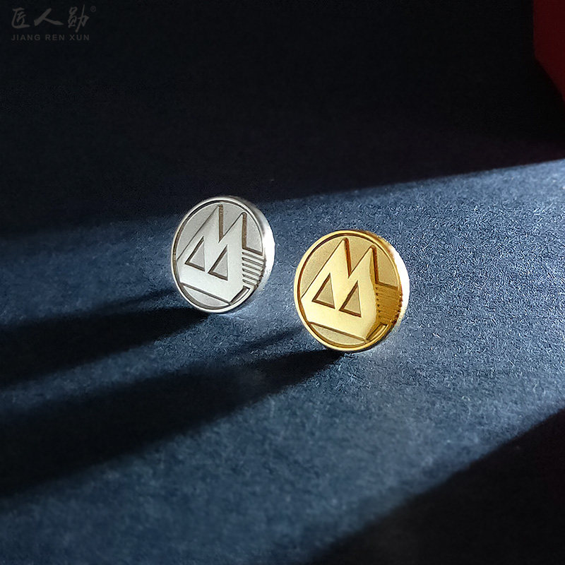 企业单位司徽招商银行胸针招行行徽徽章西服工牌礼品领针别针定做