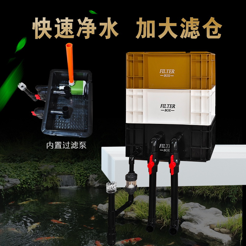 鱼缸内置水泵周转箱家用