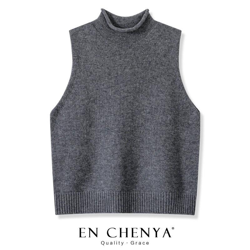 纯羊毛半高领红马甲针织背心女春秋外搭2025新款叠穿纯色毛衣坎肩,女装/女士精品,马夹,淘宝优惠券,粉丝福利购,淘宝优惠卷