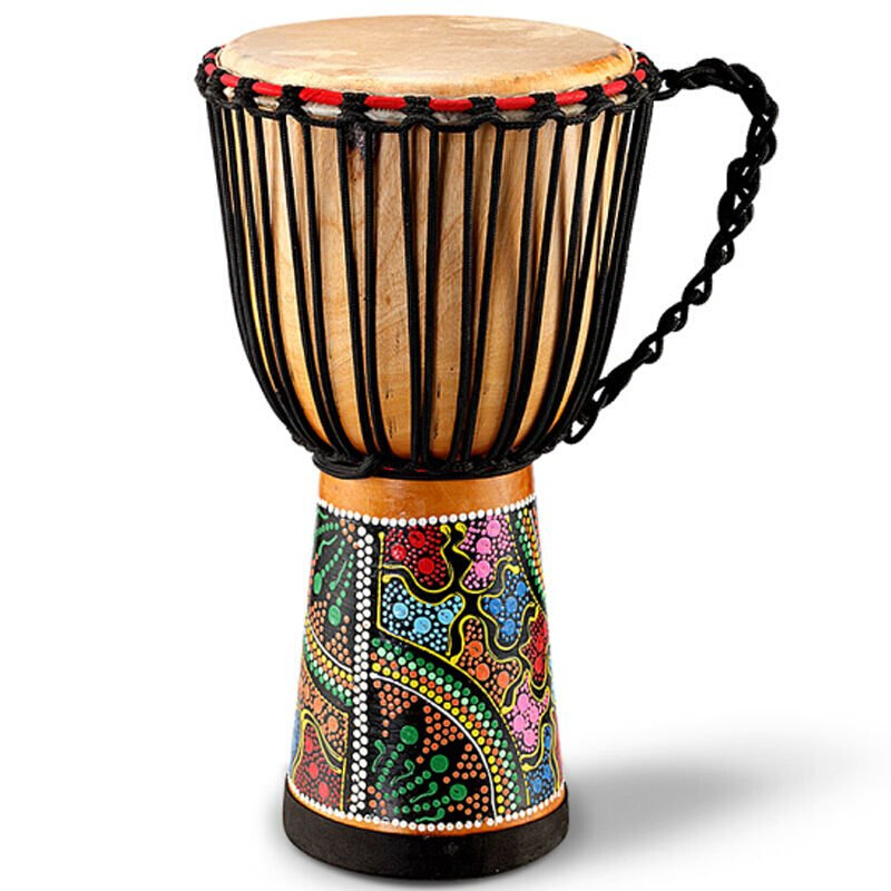 立练非洲鼓专业演出表演非洲鼓儿童手拍鼓成人山羊皮6-8-10-12寸