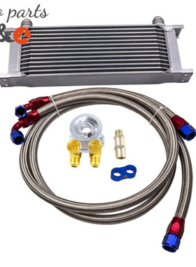 仰角恒温油饼GREX AN10 & 英式13层机油散热器 汽车改装油冷器 SL