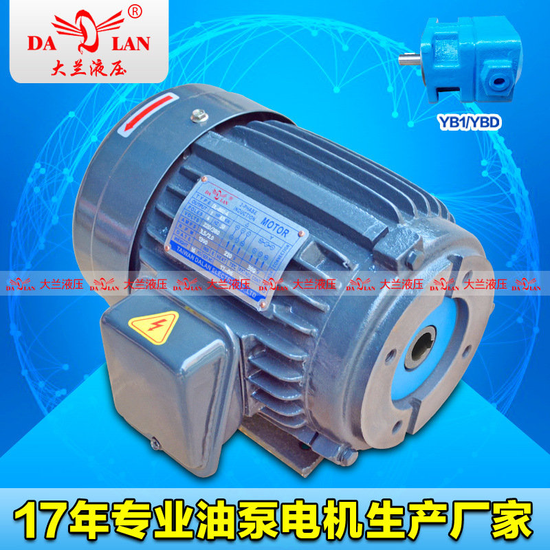 1HP2HP大兰DALAN液压内轴电机YB1