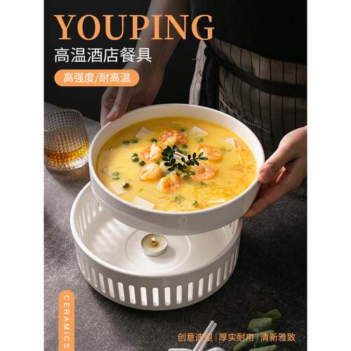 后厨蜡烛加热保温中式高级明炉