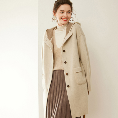 高端品牌羊绒羊绒大衣
