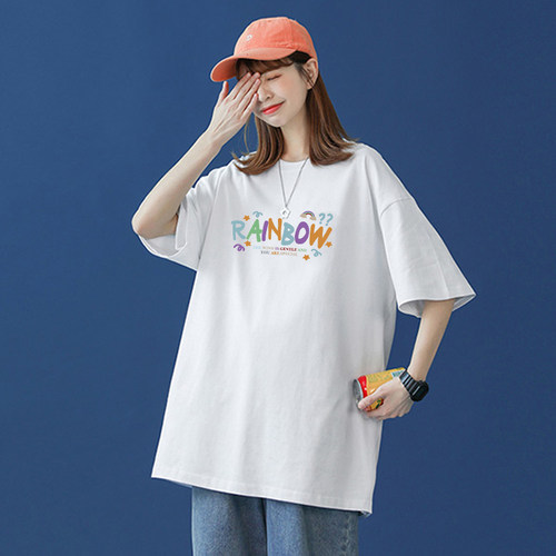 短袖T恤女士宽松夏季新款