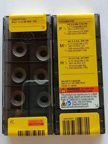 SANDVIK  山特维克 光刀片RCKT1204MO-WM530(R6) 数控刀片