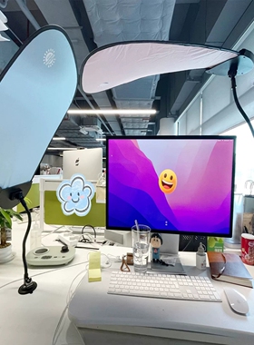 办公室工位遮光板防直风吹遮阳防晒上班专用神器遮光罩空调挡风板