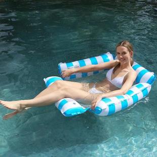 游泳圈浮床儿童充气浮排躺椅水上漂浮神器宝宝坐圈海边玩水装备