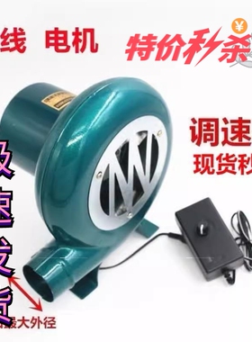 柴火炉专用鼓风机220V强力家用小型炉灶调速机烧烤油炉助燃吹风机