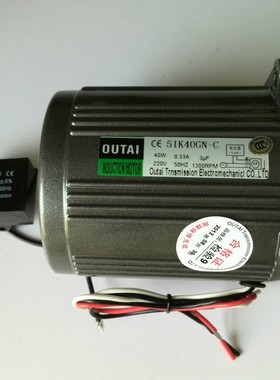 齿轮减速电机减速马达 OUTAI欧泰电机定速5IK40GN-C 40W