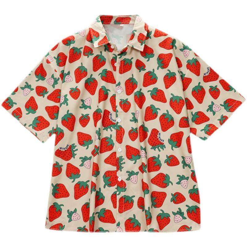 【一折专区】Maison Hysan小狐狸阚清子刘恋同款草莓雪纺女士衬衫,女装/女士精品,秀禾服,淘宝优惠券,粉丝福利购,淘宝优惠卷