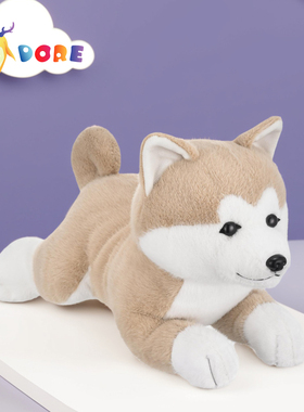DORE秋田犬公仔毛绒玩偶小狗毛绒玩具儿童生日礼物女生送礼布娃娃
