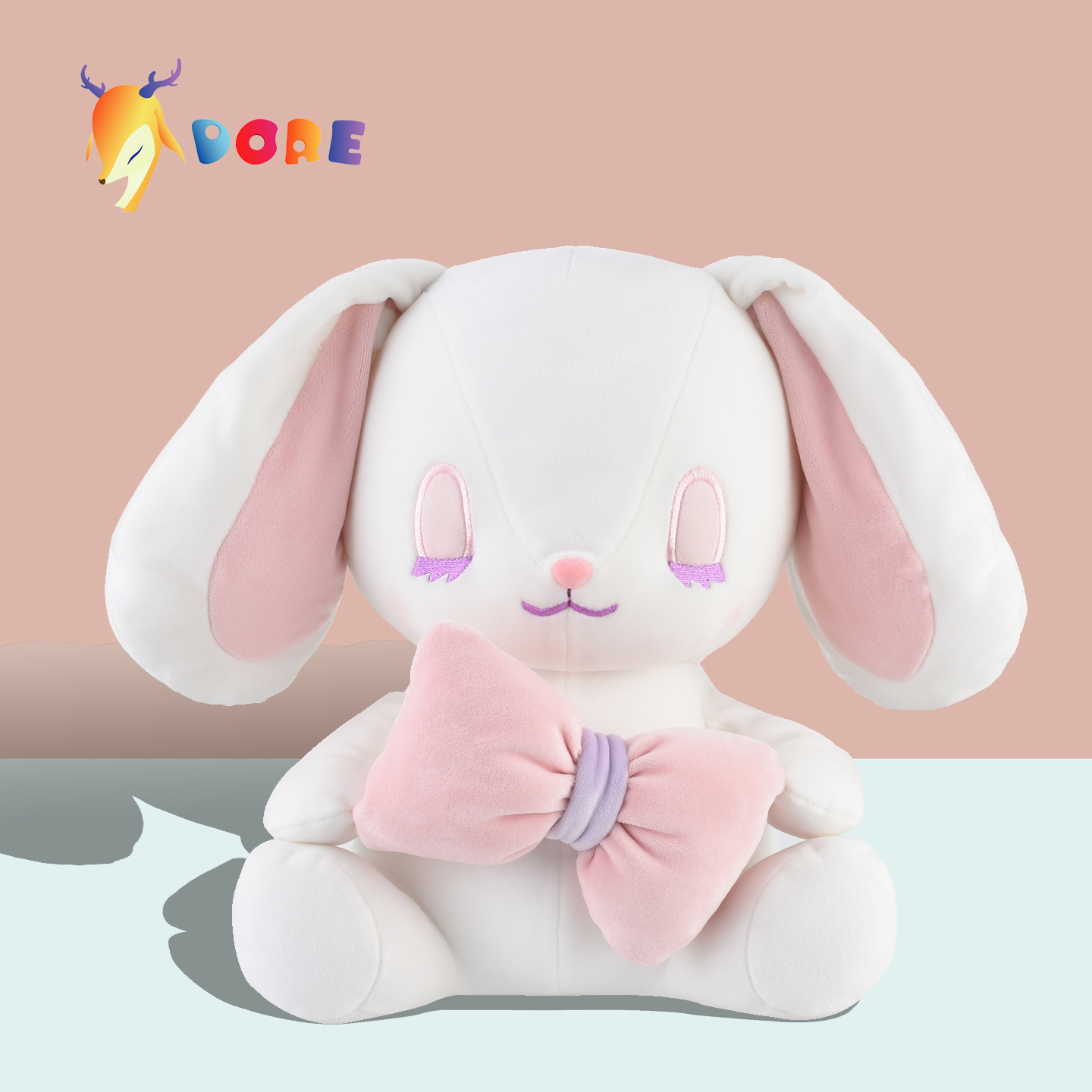 DORE长耳兔子毛绒玩具玩偶