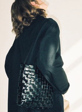 【首批售罄】正品idee fixe手工编织单肩大容量斜挎复古小众通勤