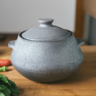 高档荥经砂锅耐高温养生汤煲小沙锅煲汤砂锅炖锅家用燃气明火瓦罐
