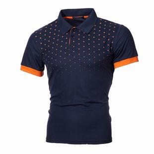 slim sleeved shirt short Paul tops popular fashion mens