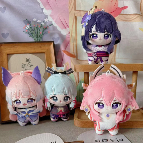 原神心海雷电将军绫华棉花娃挂件