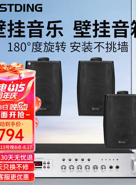 威斯汀（WESTDING）B05组合黑色挂壁式音响音箱一拖四组合音响功