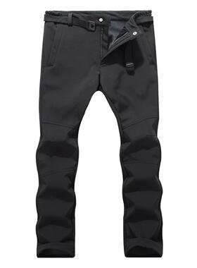 凯图巅峰户外防寒男款抓绒软壳裤防水防风保暖