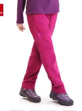 K2summit/凯图新品 抓绒女裤户外徒步登山裤保暖原创设计