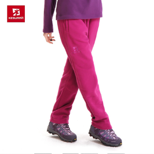 K2summit/凯图新品 抓绒女裤户外徒步登山裤保暖原创设计