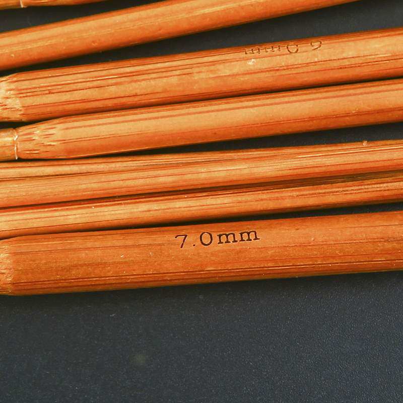 43厘米炭化竹针环形针毛线环形针围脖帽子编织工具钩针棒针毛衣针