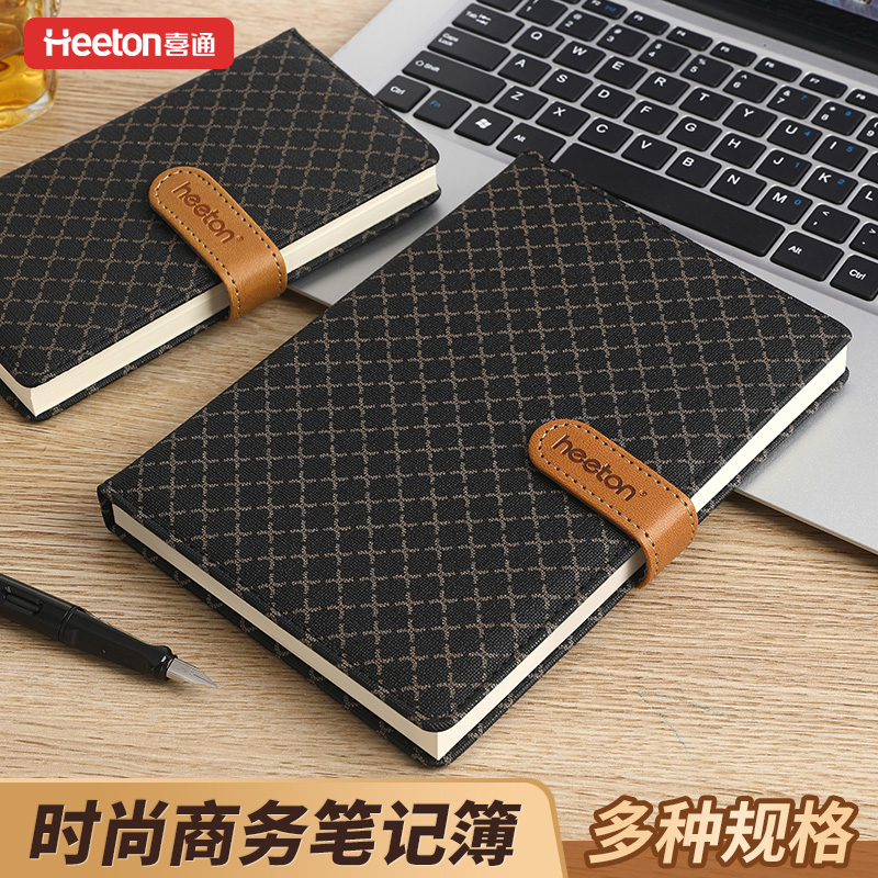 heetonB5时尚笔记本本子可定制精致高级高颜值送礼A5记事本复古文具B6口袋本带扣文艺ins风厚手帐本