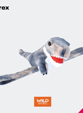 抱抱啪啪圈｜霸王龙恐龙毛绒动物玩具正品进口wildrepublic