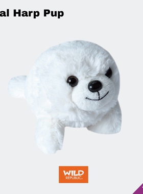 迷你宝宝｜格陵兰海豹宝宝毛绒动物正品进口玩偶玩具wildrepublic