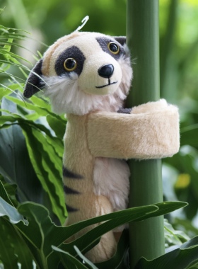 美国WildRepublic细尾獴狐獴丁满啪啪圈毛绒可爱玩偶生日礼物公仔