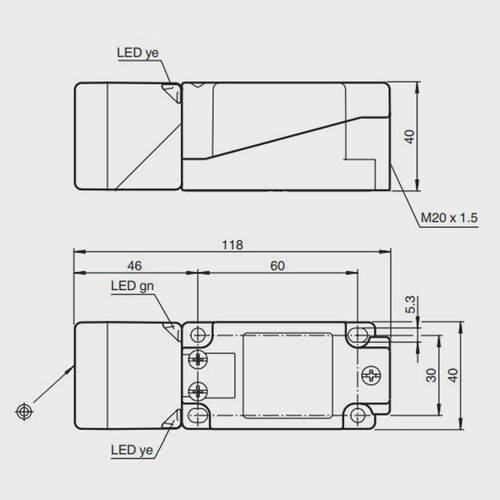 德国P+F电感式感测器NBN40-U1-UU倍加福原装正品现货NBN40-UI-UU