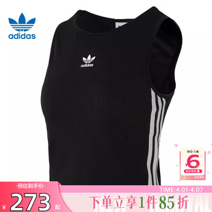 T恤KB6417 劲浪体育adidas阿迪达斯三叶草春秋女子运动休闲无袖